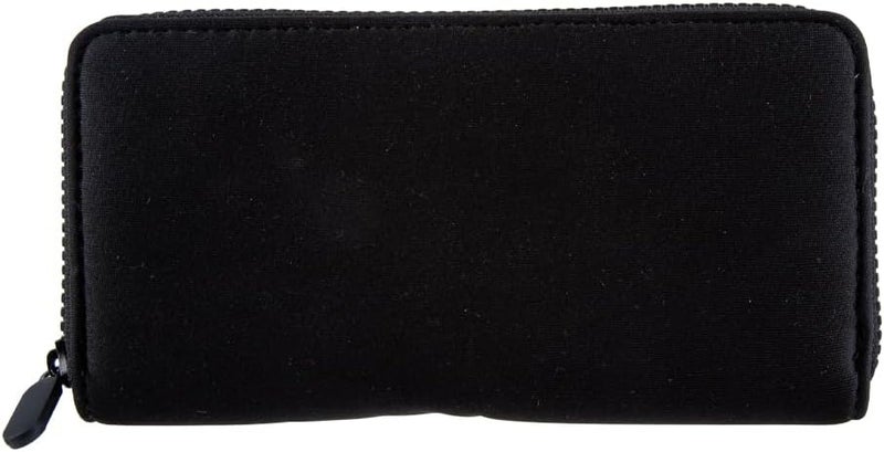 Daiso Zipped Long Wallet in Black - Image 1